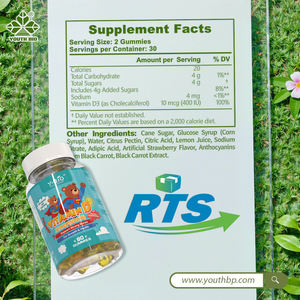 Gomitas de Vitamina D3 para la Salud Ósea, para Consumidores Conscientes de la Salud, Entrega Rápida, 400 UI, Suplemento Vegano de Vitamina D3 en Gomitas con Pectina - Product Image 5