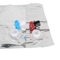 Pochette debout réutilisable 5L avec sac de bavoir à bec étanche à l'humidité dans une boîte pour le stockage du vin sac de vessie de vin en plastique