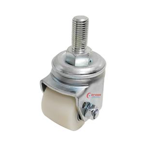 3 Zoll <span class=keywords><strong>Yellow</strong></span> <span class=keywords><strong>Nylon</strong></span> Wheels Swivel <span class=keywords><strong>Caster</strong></span> mit Gewindes chaft Stahl material OEM Anpassbare Rollen - Product Image 6