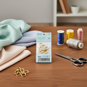 Cierres para llaveros Ilan de 45 mm, color dorado, 3 piezas - Product Image 2