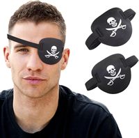 Patch oculaire de correction de la vision multicolores, masque pour amblyopie, masque pour cyclopie, masque pour pirate à un œil