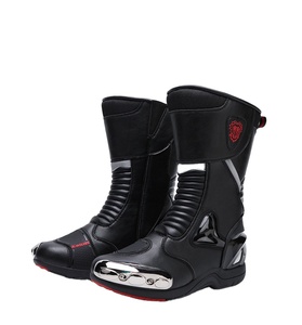 Four Seasons Chaussures de cyclisme imperméables pour hommes Bottes de moto pour hommes Rally Off-Road Commuter Bottes de moto - Product Image 3