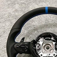 Volant en cuir série M pour BMW M3 M4 M5 F10 F15 F20 F22 F30 F32 F33 F34 F31 F36 F80 F82 F90 E70 E80 E91 E71 - Vente chaude