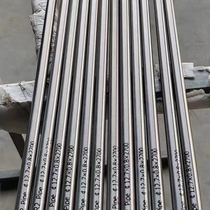 Pipa <span class=keywords><strong>Stainless</strong></span> <span class=keywords><strong>Steel</strong></span> Seamless ASTM 317 317L 321 321H Tabung Bulat Pagar Tangga Pembengkokan Pengelasan 16mm 19mm - Product Image 5