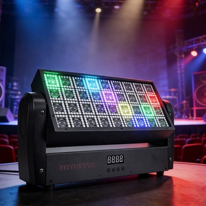 Feiyue DMX512 36x3W + 648x0.3W RGBW tête mobile lumière stroboscopique Pixel matrice IP33 évalué en aluminium scène/barre/éclairage <span class=keywords><strong>d</strong></span>'événement - Product Image 1