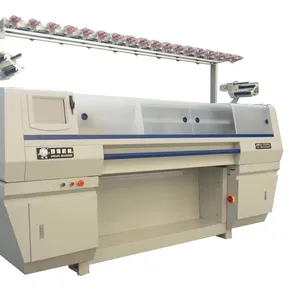 Factory Direct Sales Double System Computerized Flat Knitting Machine, Shoes Vamp, Scarf Knitting Machine