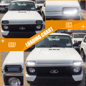 Style de voiture Accessoires <span class=keywords><strong>Clignotant</strong></span> Lumière DRL Feux de jour à LED pour <span class=keywords><strong>Lada</strong></span> <span class=keywords><strong>Niva</strong></span> 4x4 - Product Image 4