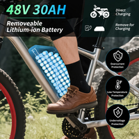Stock entrepôt UK : Batterie de vélo électrique 48V 30Ah intégrée au cadre, avec GPS intégré et base de montage pour moteur 1800W, livraison en 3-7 jours
