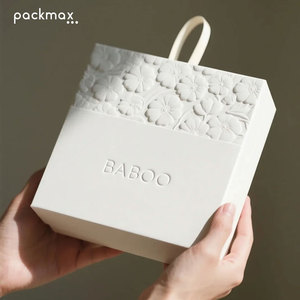 Caja de regalo de cartón artesanal especial con estampado en relieve de alta calidad, diseño de marca de moda, caja de embalaje para cosméticos y perfumes. - Product Image 4