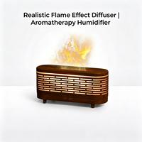 Diffuseur d'arômes à effet bois grainé, diffuseur ultrasonique d'huiles essentielles pour la maison, la chambre et la décoration de bureau, best-seller