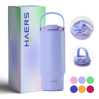 Driving Gobelet de sport d'une capacité de 32oz avec isolation à double paroi sans BPA étanche