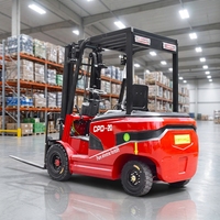 Chariot élévateur électrique compact Baiyijie CPD-20, capacité 2 tonnes, entièrement électrique, montacargas, élévateur de palettes, longueur de la fourche personnalisable, batterie