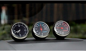 QY <span class=keywords><strong>voiture</strong></span> horloge à quartz décoration intérieure horloge contractée décoration intérieure <span class=keywords><strong>thermomètre</strong></span> hygromètre accessoires de <span class=keywords><strong>voiture</strong></span> - Product Image 5