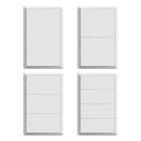 Interrupteur intelligent WiFi Matter US 1/2/3/4 voies, application Tuya Smart Life, contrôle à distance et vocal, compatible avec Apple HomeKit, Alexa, Google Home