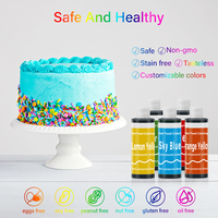 Vente d'Usine 180g Colorant Alimentaire Gel Crème Ingrédients Pâtisserie Fondant Macaron Biscuit Pigment Comestible DIY