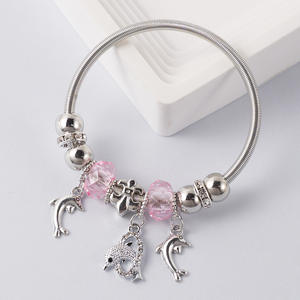 Fashion <strong>Korean</strong> Crystal Adjustable Starfish <strong>Charm</strong> Cuff Lucky Beaded Bracelet Bangle Women - Product Image 3