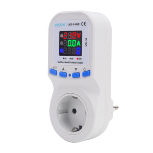 Liu Yi LYS-1-VAE Metering Socket 16A EU Plug Over Under Voltage Protection Electricity Metering Household Protective Socket - Product Image 2