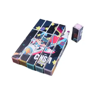 2023 novo design luz cor aquarela pincel caneta imagem personalizada Jigsaw Puzzle marcador caneta 5 pc/set