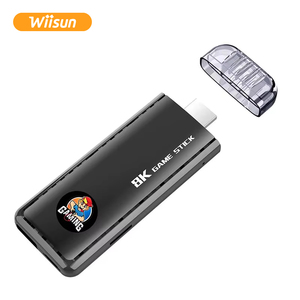 X6 Mini <span class=keywords><strong>Game</strong></span> TV Stick 30000 Videojuegos clásicos y 64G HD 1080P Salida Retro Gaming <span class=keywords><strong>Box</strong></span> con 2 consolas y motor de vibración - Product Image 2