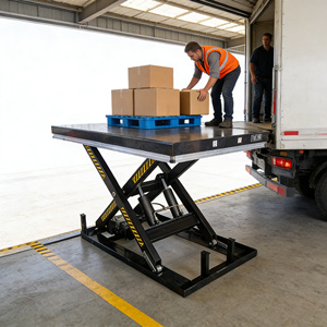 Plateforme élévatrice à ciseaux pour fauteuil roulant, pour entrée d'école ou d'hôpital, conforme ADA, <span class=keywords><strong>rampe</strong></span> pliable - Product Image 2