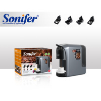 Machine à café à capsules multifonctionnelle automatique Sonifer SF-3579 pour la maison, pompe haute pression 19 bars, 4 en 1