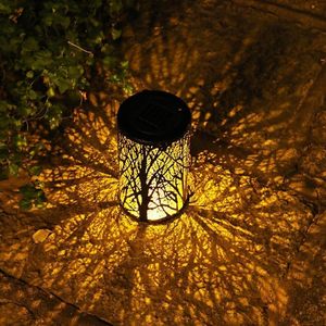 Solar Powered Gardenlamp <b>Lights</b>, Outdoor Waterproof Metal <b>Branch</b> Decorative Projection <b>Lights</b> - Product Image 3