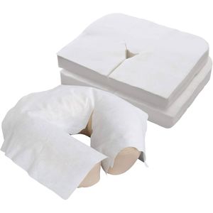 Almohada de Cabeza Desechable para Camilla de Masaje de Pies en Salón de Belleza, Cojín Suave, Transpirable, Higiénico y Portátil, de Tela No Tejida - Product Image 1