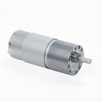Moteur à engrenages pour vélo électrique à aimant permanent 37-555 DC 12V, antidéflagrant, à balais de charbon