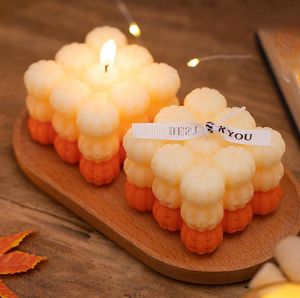 WELLNESS Hallowmas Design Decor <strong>Candles</strong> Handmade <strong>Skull</strong> Pumpkin Magic Cube Bubble Natura Essential Oils Soy Wax Scented <strong>Candles</strong> - Product Image 5