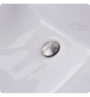 CUPC 18 "x 13" Lavabo à linge en porcelaine au design moderne sous le comptoir Lavabo rectangulaire en céramique blanche