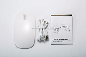 שנזן הדגם העדכני ביותר באיכות מיני נייד צורת שעון מסמר מייבש הוביל 9 w הוביל מנורת מסמר uv ריפוי ג 'ל פולני מייבש ציפורניים תחנת - Product Image 2