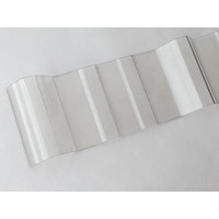 Serre feuille ondulée en polycarbonate lucarne feuille de toiture forme d'onde toiture transparente carte PC