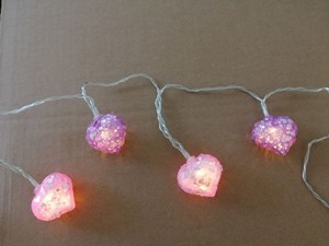 Pin Màu Hồng Hình Trái Tim Ánh Sáng Chuỗi Cổ Tích LED Đám Cưới Tình Yêu Trang Trí Đèn Treo Đảng Nhà Đèn Cho Phòng Ngủ Tường - Product Image 6