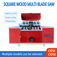 Scie à bois carrée multi-lames de 12 cm, machine à bois, usine source