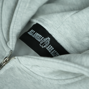 Sweat à capuche Streetwear 100% coton de haute qualité à épaules tombantes Sweat à capuche zippé imprimé <span class=keywords><strong>420</strong></span> Gsm Dtg - Product Image 4