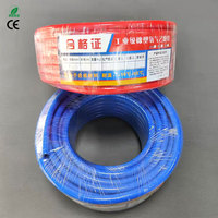 Tuyaux de soudage en PVC tressé pour oxygène et acétylène 1/4" 5/16" 3/8" pour nettoyage de véhicules et gonflage de pneus, pistolets à air, tuyau d'air en PVC