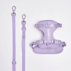 Conjunto de arnés de Correa y <span class=keywords><strong>Collar</strong></span> para perro, accesorio suave de PVC con logotipo personalizado, impermeable, para caza, venta al por mayor, 2023 - Product Image 1