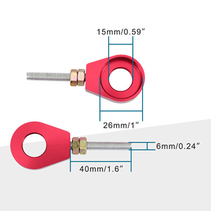 GOOFIT Tendeur de chaîne 15mm pour XR <span class=keywords><strong>CRF</strong></span> <span class=keywords><strong>50</strong></span> 70 Bike Scooter 110cc 125cc Chinese Pit Dirt Bike Lifan YX SSR - Product Image 2
