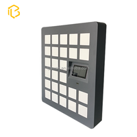 Système de gestion des clés mural intelligent en métal pour la sécurité domestique, armoire à clés