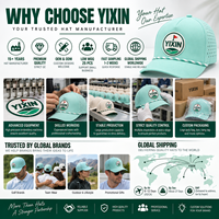 Casquettes de golf personnalisées OEM ODM en gros, casquette à 5 panneaux avec cordon, respirante, perforée au laser, performance optimisée, logo personnalisé