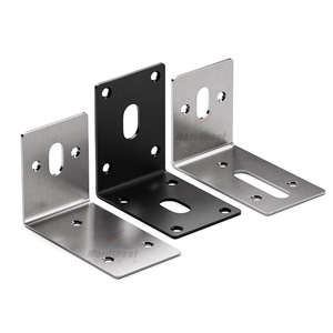 Soporte de esquina ajustable de acero inoxidable Haidibosi, soporte de ángulo recto de 5 mm de grosor para refuerzo de instalación de gabinetes - Product Image 5
