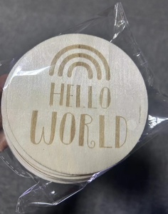 Pietra miliare mensile delle carte pietra miliare in legno incise al Laser della fabbrica personalizzata commemorano i regali - Product Image 2
