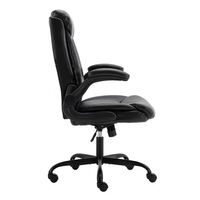 Chaise de bureau exécutive moderne en cuir, dossier moyen, très populaire, pour bureau à domicile et salle de réunion