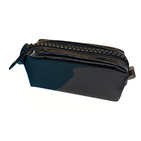Trousse à crayons BECOL tendance et mignonne pour étudiants, en PVC, portable, simple, grande capacité, avec fermeture éclair, pochette de rangement