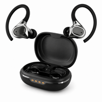 Écouteurs intra-auriculaires sans fil Sport+ True Wireless pour l'entraînement, contrôle tactile, appels clairs, autonomie de 10 à 15 heures