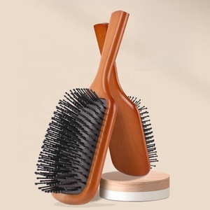 Cepillos de Peine de madera natural respetuosos con el medio ambiente personalizados <span class=keywords><strong>para</strong></span> el uso del cabello <span class=keywords><strong>fino</strong></span> <span class=keywords><strong>y</strong></span> recto grueso <span class=keywords><strong>y</strong></span> <span class=keywords><strong>rizado</strong></span> <span class=keywords><strong>para</strong></span> el hogar - Product Image 2