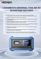 Programador de Llaves KEYDIY KD X4 KDX4 5 en 1, Combina KD Max, KD Mate y KD Mini Prog