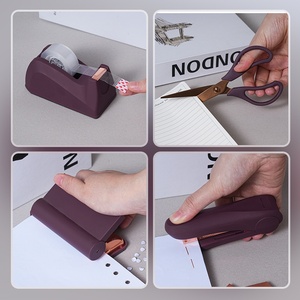 Juego de Papelería de Oficina en Oferta, Tijeras Manuales, Perforadora, Grapadora, Venta al por Mayor - Product Image 3