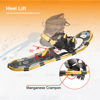 Nouvel Arrivage XATP – Raquettes à Neige avec Cadre en Aluminium BSCI et Plateau en HDPE, Fixation à 1 Point, Talon Relevable – Fournisseur de Ski