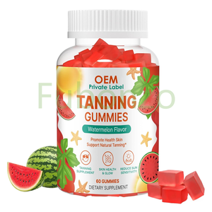 Gomitas Bronceadoras sin Sol de Marca Privada OEM, Suplemento de Uso Diario para Adultos, Astaxantina, Colágeno, Licopeno, Zinc (Citrato), Alimento con Vitaminas - Product Image 1